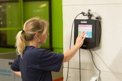 hlášení na výrobních terminálech